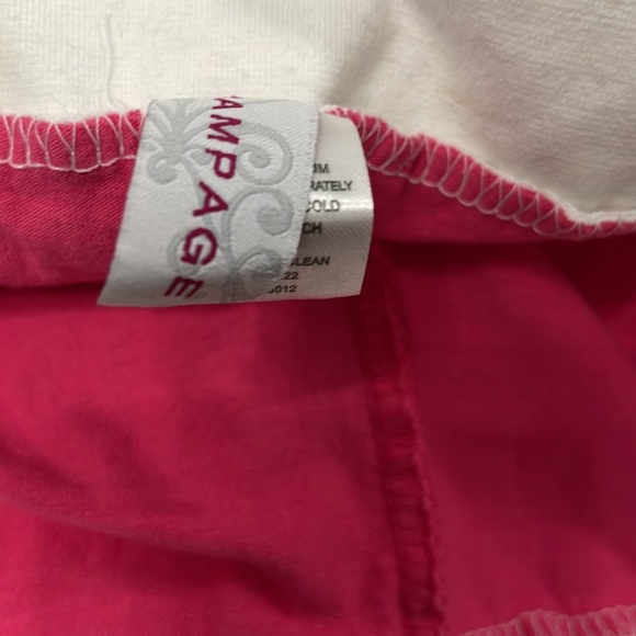 Rampage Size Large Love Shorts Pink, White and Multicolored - Picture 3 of 3